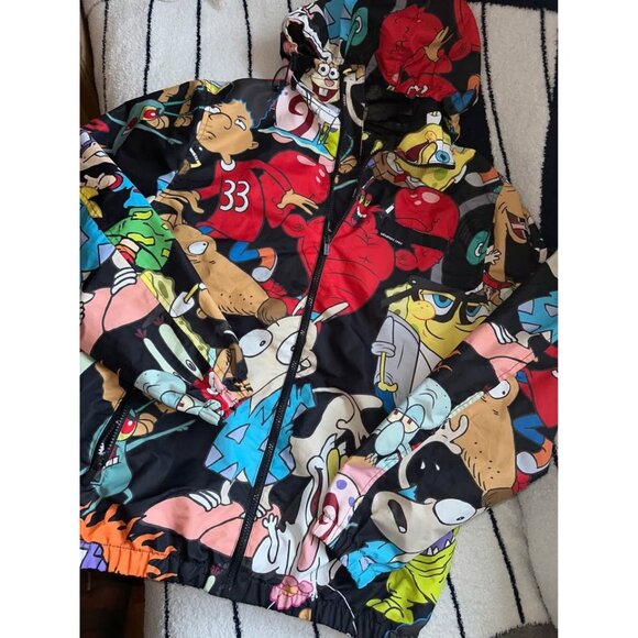 Members Only X Nickelodeon windbreaker jacket. Men’s medium - Picture 4 of 4